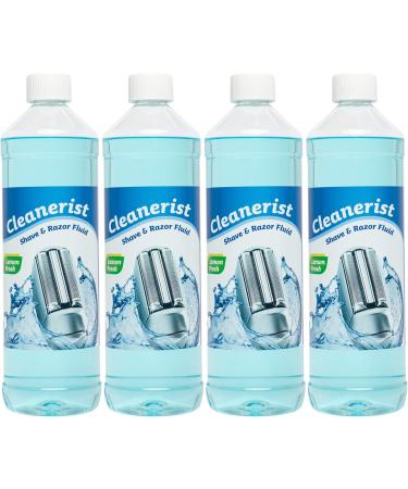 Cleanerist Shaving Head Cleaner for Braun Shaver CCR Cartridges - 4x1 Litre - Optimal Cleaning Solution for Shaving Cartridges - Buy Online on GoSupps.com