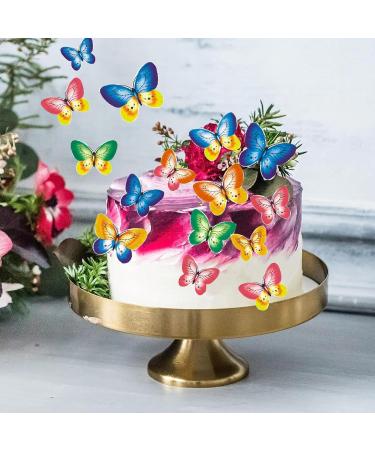 40 Edible Butterfly Decorations for Cakes - Tortendeko Birthday & Cake Decor - Buy Online on GoSupps.com