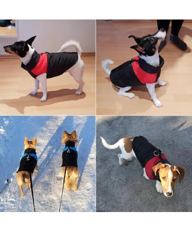 Shinmax Waterproof Winter Dog Coat - Warm Jacket for Small Medium & Large Dogs | Padded Vest with Breast Protection in 2XL Pink - Buy Online on GoSupps.com