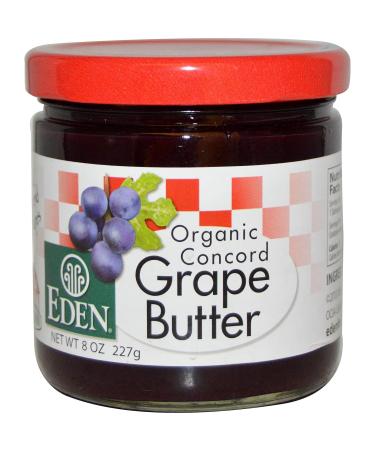 Eden Foods Grape Butter Org, 8 oz