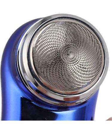 DAUZ Electric Beard Cutter | Mini Beard Trimmer with Stainless Steel Blades & Long Battery Life | 400mAh - Polished Electroplated Blue - Buy Online on GoSupps.com