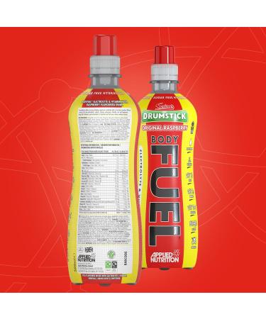 Applied Nutrition BodyFuel Electrolyte Water - Body Fuel Prime Drink with BCAAs and Vitamins Fast Hydration (12 x 500ml) (Drumstick) - Buy Online on GoSupps.com
