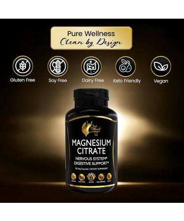 Coc March N.M.D Magnesium Citrate 500mg per Serving, Gluten Free, Supports Sleep, Digestive Health, Muscle Function & Relaxation, High Absorption, Non-GMO, 150 Capsules - Buy Online on GoSupps.com