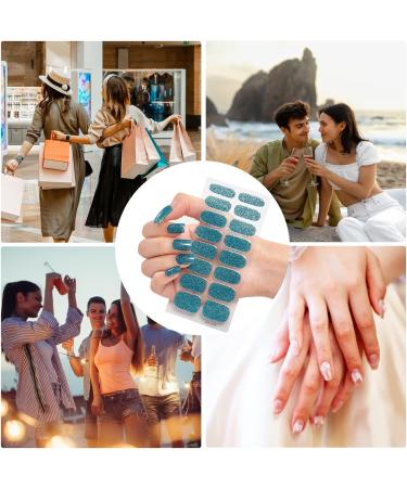 Nail Polish Strips Long Lasting Nail Polish Stickers 16 Sheets Nail Stickers Semi Cured Gel Nail Strips Full Nail Polish Sticker Gel Nail Strips Semi Cured Gel Nail Strips Stickers Nail Polish Ss029 - Buy Online on GoSupps.com