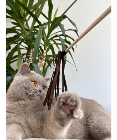 Handcrafted Kater Kasimir Leather Whisk with Beechwood Handle - Made in Germany - Buy Online on GoSupps.com