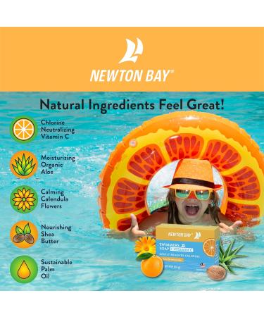 Swimmers Soap + Vitamin C | All-Natural Chlorine Neutralizing Body & Face Wash | Revitalize Sensitive Skin | 4 oz Soap Bar - Buy Online on GoSupps.com