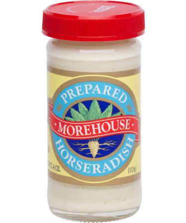 Morehouse Prepared Horseradish (8 Oz.) 4 Ounce (Pack of 2)