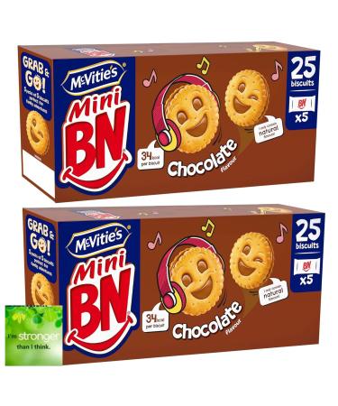 Mcvities Mini Bn Chocolate Flavour 2 x 5 Pack 175g With Oerich Card