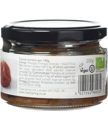 Clearspring Organic Japanese Umeboshi Plums 200g - Pack of 1 - Buy Online on GoSupps.com