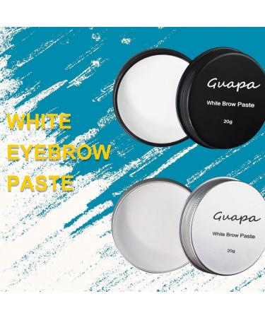 Eyebrow White Mapping Paste for Permanent Makeup - 20g Cream Tool for Brow & Lip Shaping (Black Tin - Buy Online on GoSupps.com
