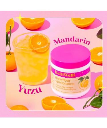 Daily Fiber Supplement Bundle with Added Collagen Probiotics & Electrolytes - Cucumber Lime Mint & Orange Yuzu Mandarin Flavors - Supports Digestive Health Debloating & Hydration - 32 Servings Total - Buy Online on GoSupps.com