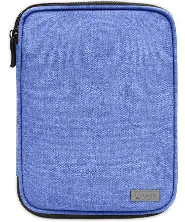 LUXJA Knitting Needles Case(up to 8 Inches) Travel Organizer Storage Bag for Circular Needles 8 Inches Knitting Needles and Other Accessories(NO ACCESSORIES INCLUDED) Dark Blue - Buy Online on GoSupps.com