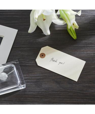 9pt Creme Manila Tag Set of 100 Size #5 - Buy Online on GoSupps.com