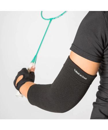 Back on Track Physio 4-Way Stretch Elbow Brace | Enhanced Support for Tennis Golf and Daily Activities | Sizes S - International Shipping Available - Buy Online on GoSupps.com