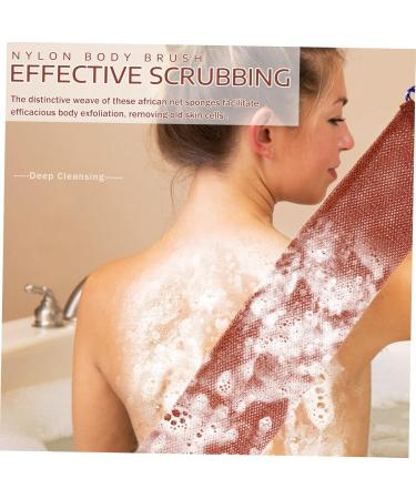  ponge Africaine Filet Exfoliant Gommage Corporel Pour Visage Douche De Toilette Exfoliant Zone Sp cifique Sangle Lavage Dos Luffa Lavage - Buy Online on GoSupps.com