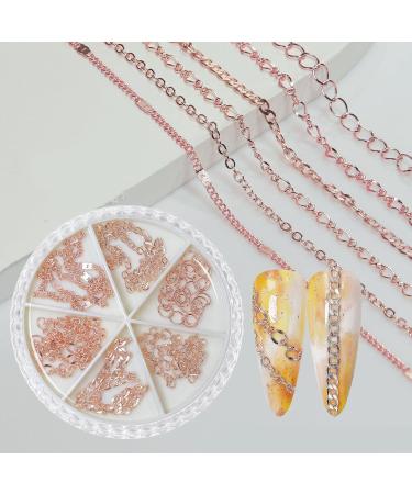 3D Nail Art Decoration Chains Metal Punk Accessory Nails Supply For Women DIY Manicure Tips Manicure Nail Tips 1 - Buy Online on GoSupps.com