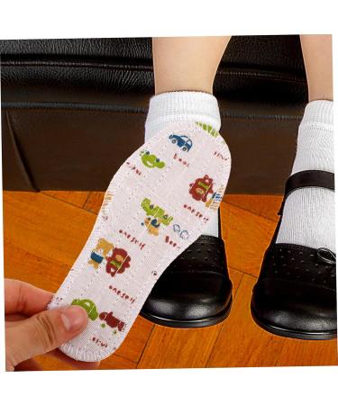 Children's Shoe Inserts - 3 Pairs Cushioned Insoles for Heels | Comfortable & Durable Shoe Pads | Spring & Summer Cloth Insoles for Kids - Buy Online on GoSupps.com