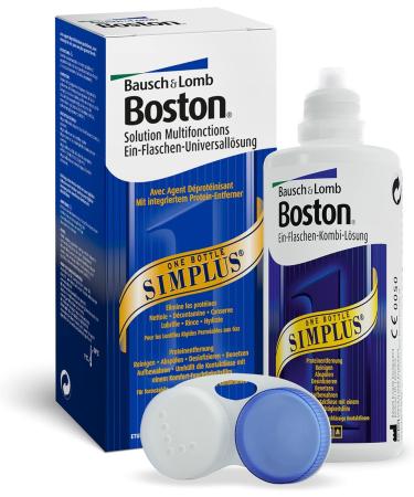 Bausch + Lomb Boston Simplus Premium Contact Lens Cleaner & Storage Solution for Hard Lenses (120 ml) - International Shipping Available - Buy Online on GoSupps.com