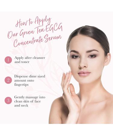 100% Pure Green Tea EGCG Serum - Daily Anti-Wrinkle Facial Serum for All Skin Types (1 Fl Oz - Buy Online on GoSupps.com
