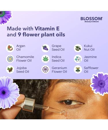 Blossom All Natural Organic Eyel Serum | Cruelty-Free Essential Oils Real Flowers | Made in USA | 0.5 fl. oz. - Fall Medley - Buy Online on GoSupps.com