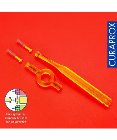 Curaprox CPS 09 Prime Refill Interdental Brushes - 0.9mm Diameter, 4mm Effectiveness - Yellow 8 Count - Buy Online on GoSupps.com