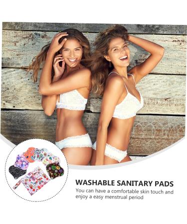 Washable Menstrual Pads Set with Leakproof Panties - Light Girl | Reusable Cloth Pads - Buy Online on GoSupps.com