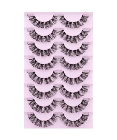 Ruairie Curl Lash Clusters - Natural Look Fluffy Wispy Extension 9-14MM - DIY Individual Eyelash Extensions - 8 Pairs - Buy Online on GoSupps.com