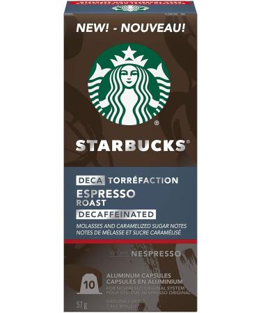 Starbucks by Nespresso Espresso Roast Nespresso Coffee Capsules Original Line Compatible 5X10 Nespresso Coffee Pods 50 Count & by Nespresso Decaf Espresso Roast Nespresso Coffee Capsules 50 Count - Buy Online on GoSupps.com