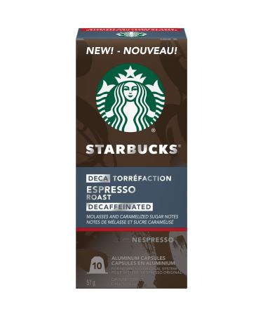 Starbucks by Nespresso Decaf Espresso Roast Nespresso Coffee Capsules Original Line Compatible 5 X 10 Nespresso Coffee Pods 50 Count Decaf Espresso 10 count (Pack of 5)