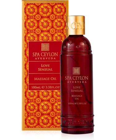 SPA CEYLON Love Sensual Massage Oil - Natural Body Oil for Ultimate Relaxation | International Shipping Available - Buy Online on GoSupps.com