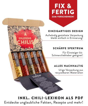 Timber Taste Sharp Chili Personalized Gifts - Custom Chili Spices Set for Men & Women | 5 Handpicked Chilis | Perfect Birthday Gift for Chili Lovers - Buy Online on GoSupps.com