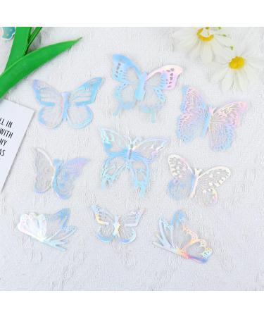 Blumomon 36 Pcs Butterfly Cupcake Toppers Butterfly Birthday Cake Toppers Decoration for Birthday Party Baby Shower Wedding Party Wall Decoration Gold/Silver - Buy Online on GoSupps.com