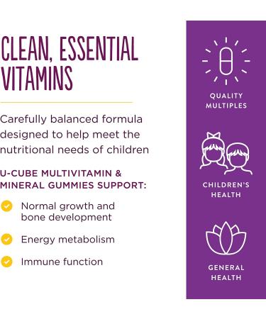 Solgar U-Cubes Children's Multi-Vitamin & Mineral Gummies - 120 Count - Buy Online on GoSupps.com