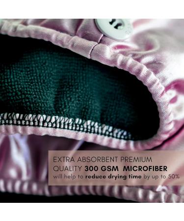 Buy SMPL Objects Microfiber Hair Wicker Towel | Double-Layered Curly Hair Turban | Satin Hair Rock Cloth for Women (Purple Lilac) - Fast International Shipping - Buy Online on GoSupps.com