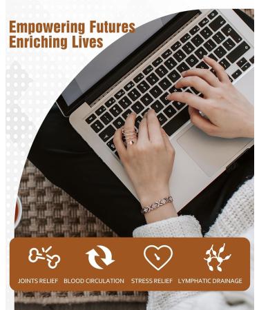 JECANORI Copper Magnet Hardship Bands for Women - Adjustable Magnetic Jewelry & Gift Box | Strong 3800 Gauss Magnet Light Tape & Rings - Buy Online on GoSupps.com