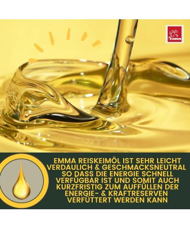 Rice Germ Oil Flax Oil 1L 30 ml for Horses Plus Vitamin E + Amino Acids Horse + Complex - Bodybuilding Horse Without Selenium Lysine Replenishing Food Supplement Horse Food - Buy Online on GoSupps.com