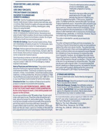 Hartz Ultra Guard Flea and Tick Collar for Cat and Kitten - 2-Pack - Buy Online on GoSupps.com