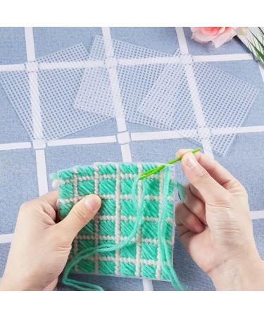 Caydo 4 Pack 7 Count Plastic Mesh Canvas Sheets for Embroidery and Crafting - 10.5 x 13.5 Inch - Buy Online on GoSupps.com