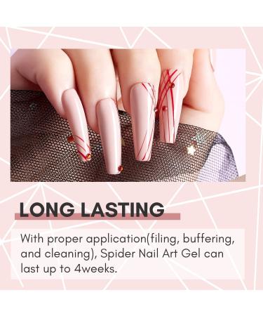 Makartt Spider Gel Set - 6 Colors Elastic Nail Art Paint for Line Design - DIY Nail Art Kit for Home and Salon Use - Buy Online on GoSupps.com