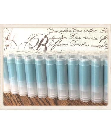 Buy 20 Wholesale Blueberry Flavored Blue Tinted Lip Balms - Handmade in the USA - Clear Tubes - International Shipping Available - Buy Online on GoSupps.com
