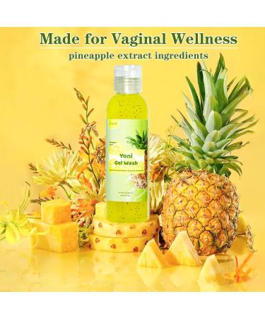 Natural Yoni Wash - pH Balanced Feminine Wash for Women | Moisturizing Intimate Care | Pineapple Scent Body Wash 5.07fl oz - International Shipping - Buy Online on GoSupps.com