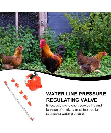 Balacoo 1pc Regulator Jug Water Dispenser Water Pressure Reducer Chicken Drinker Supplies Broiler Poultry - Buy Online on GoSupps.com