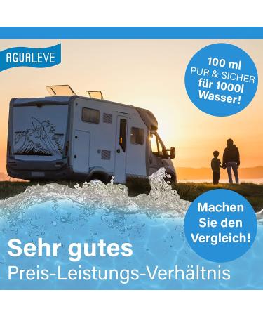 PUR & Safe Chlorine-Free Drinking Water Supply - Inactivate Germs & Bacteria | Emergency Water Treatment for Motorhome Caravan Camping Outdoor Survival | 100ml Treats 1000L - Buy Online on GoSupps.com