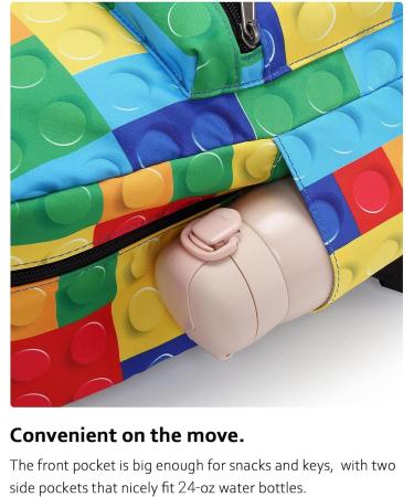 HotStyle TRENDYMAX Colorful Building Blocks Backpack - Two Sizes for School Girls, Boys & Preschool Kids - Buy Online on GoSupps.com
