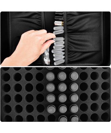 Paiyule Essential Oils Storage Case - Hard Shell Organizer for 70 Bottles - Fits Artnaturals, Young Living, Radha, Doterra - Flamingo Design - 5ml, 10ml, 15ml Bottles - Buy Online on GoSupps.com