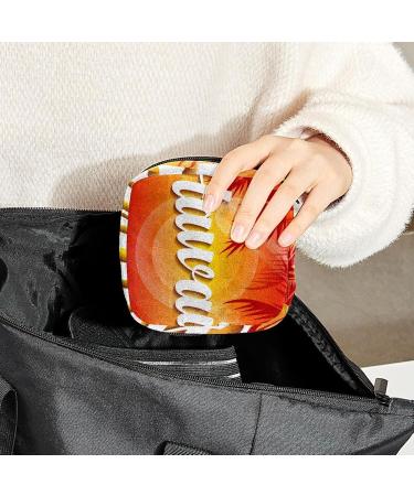 Women's Hawaii Sunset Portable Period Kit - Bonds Storage Pockets for Feminine Products - Buy Online on GoSupps.com