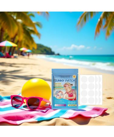24 Pcs UV Stickers for Sunscreen Sun Cream Stickers to Reapply Waterproof UV Detection Stickers UV Detection Reminder UV Patch for Kids Adults Waterproof Patches Changes Color When Time To Reapply - Buy Online on GoSupps.com