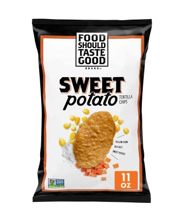 Food Should Taste Good Gluten Free Sweet Potato Tortilla Chips 11 oz
