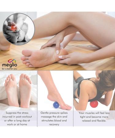 Buy Meglio Fascia Ball Massage Set - Trigger Point Therapy for Back Legs & Feet | Free Exercise Instructions - Buy Online on GoSupps.com