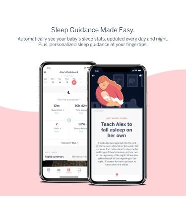 Nanit Pro Baby Monitoring System Bundle | 1080p Over The Cot Camera | Travel Multi-Stand & Breathing Wear Band | Night Vision Pro Camera - Tracks Newborn Sleep & Breathing | Sensor-Free - Buy Online on GoSupps.com